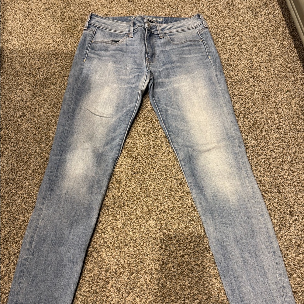 American Eagle Outfitters Light Blue Skinny Jeans